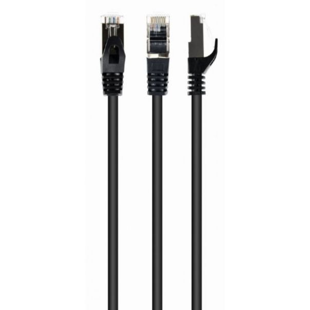 GEMBIRD PP6-1M/BK Mrezni kabl, CAT6 FTP Patch cord 1m black - 44297