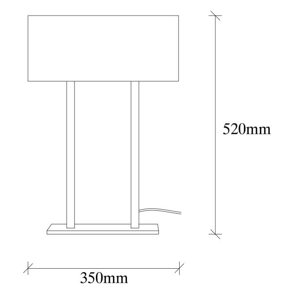 OPVIQ Stona lampa Salihini MR-615, crna - EP3006277
