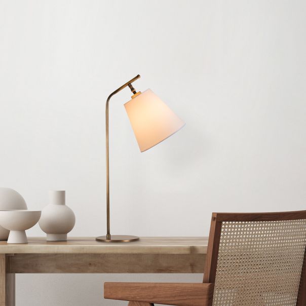OPVIQ Stona lampa Salihini MR-622, bela/zlatna - EP3006313