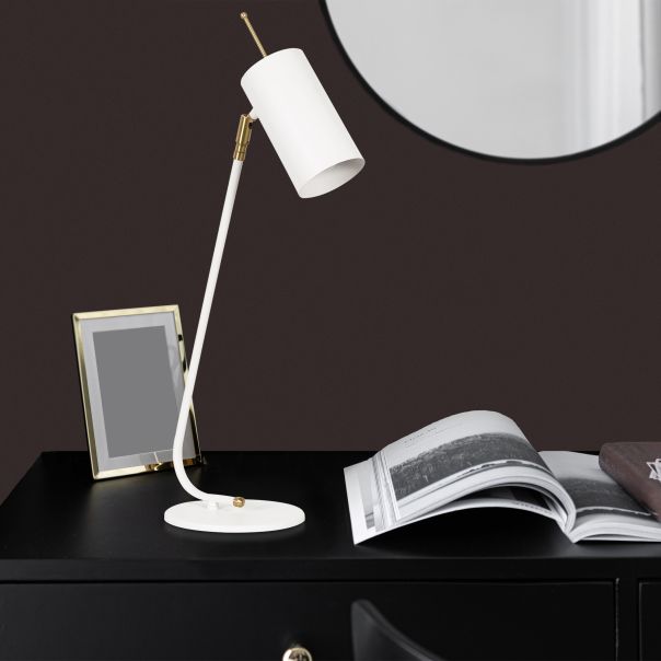 OPVIQ Stona lampa Sivani MR-612, bela - EP3006370