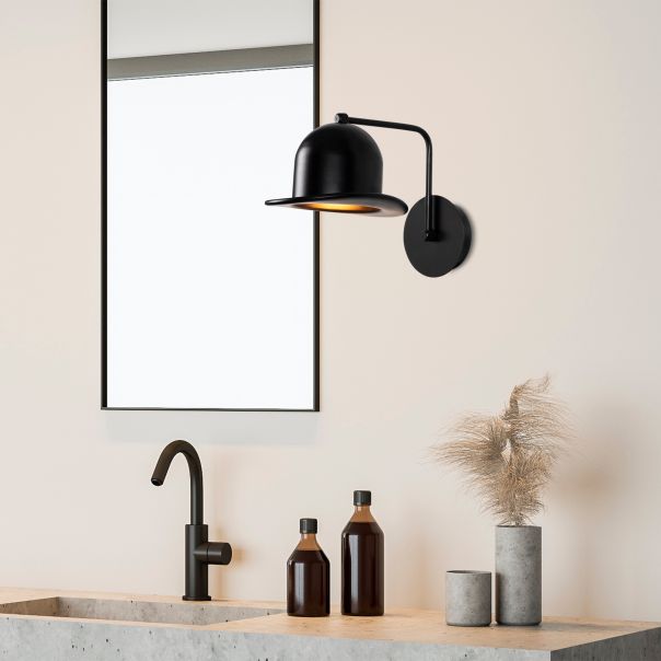 OPVIQ Zidna lampa Fötr Sivani MR-324, crna - EP3004333