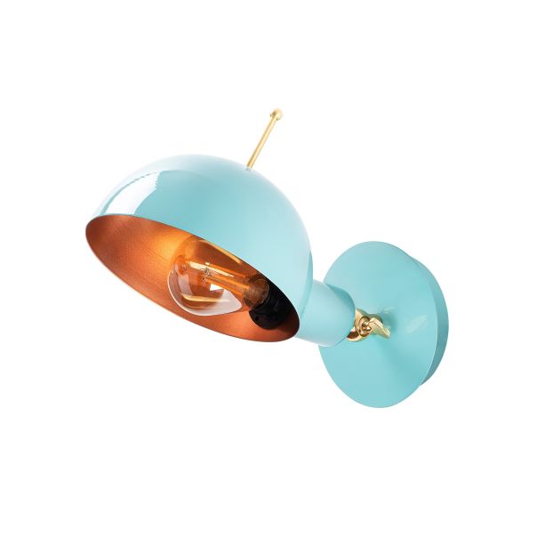 OPVIQ Zidna lampa Sivani MR-654, plava/zlatna - EP3004339
