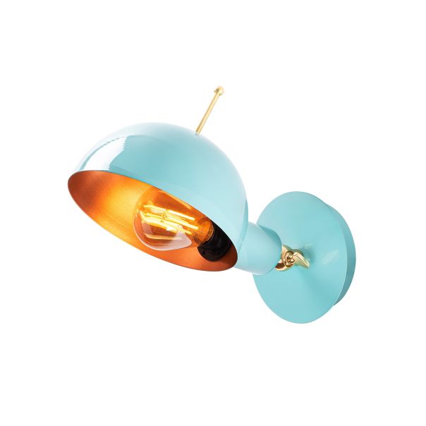 OPVIQ Zidna lampa Sivani MR-654, plava/zlatna - EP3004339