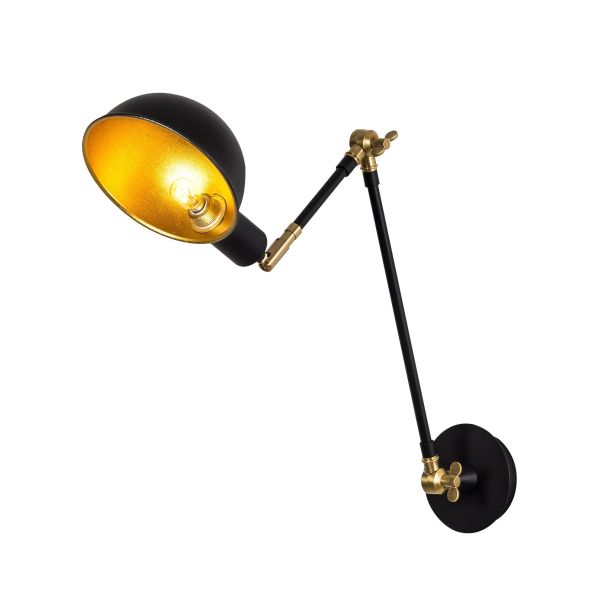 OPVIQ Zidna lampa Sivani MR-658, crna/zlatna - EP3004345