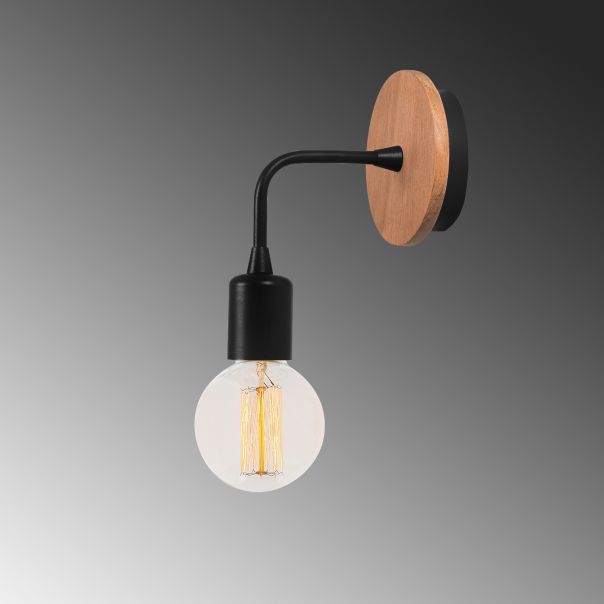 OPVIQ Zidna lampa Dartini MR 735, braon/crna - EP3004366