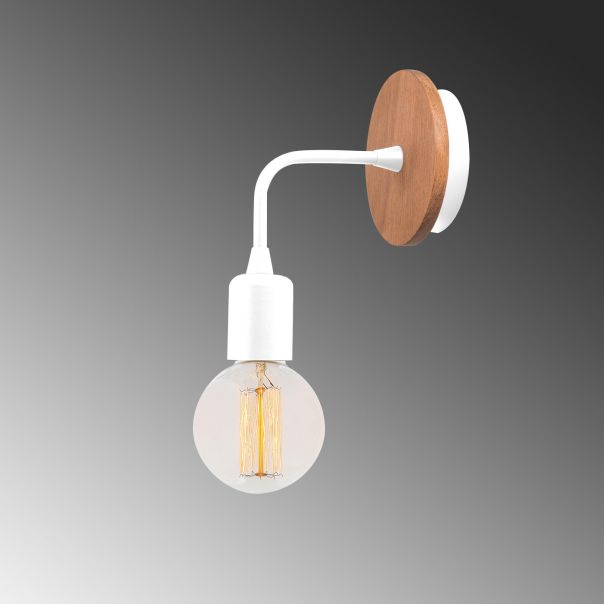 OPVIQ Zidna lampa Dartini MR 736, braon/bela - EP3004372