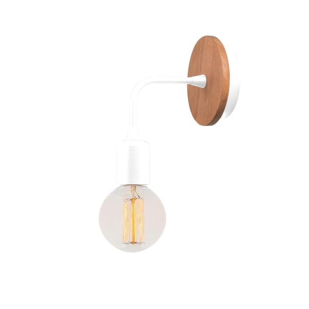 OPVIQ Zidna lampa Dartini MR 736, braon/bela - EP3004372