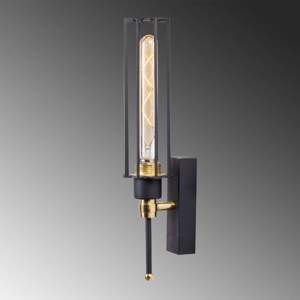 OPVIQ Zidna lampa Fellini MR 876, crna/zlatna - EP3004405