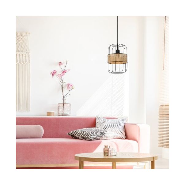 Rabalux Visilica Indiana E27 1x MAX 40W crna (5283) - 5283