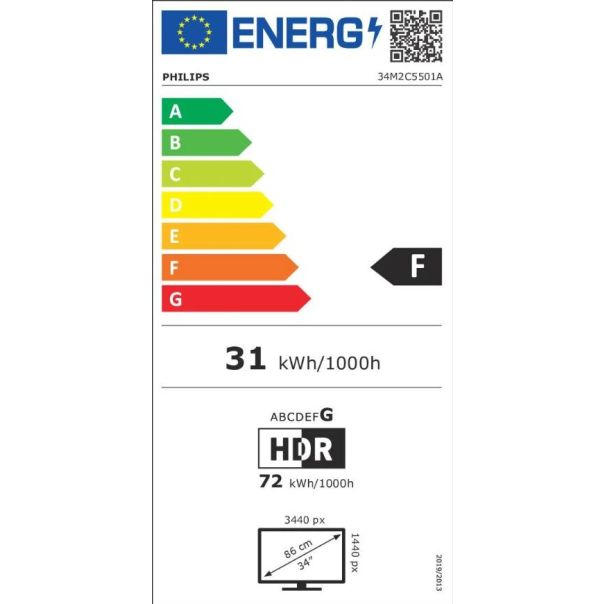 PHILIPS Monitor 34M2C5501A/00 34