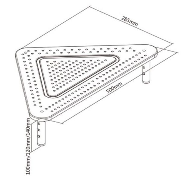 GEMBIRD Postolje za monitor, podesivo, MS-TABLE-02, - 44286-1