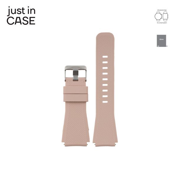 NARUKVICA 2in1 silikon, 22mm, crvena/roze - SSR22RDPK