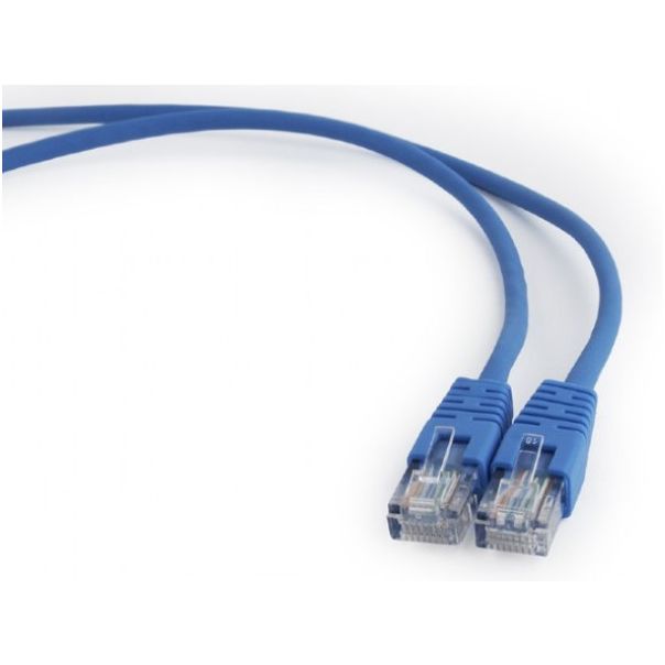 GEMBIRD PP12-1M/B Mrezni kabl, CAT5e UTP Patch cord 1m blue - 2205