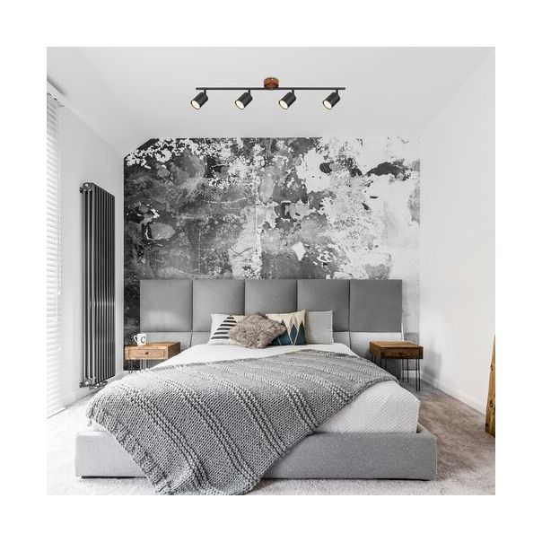 Rabalux Spot rasveta Edmund GU10 4x MAX 25W hrast (5298) - 5298