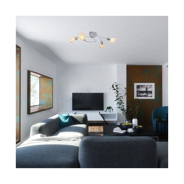 Rabalux Plafonjera Hestia E14 4x MAX 40W hrom (5302) - 5302