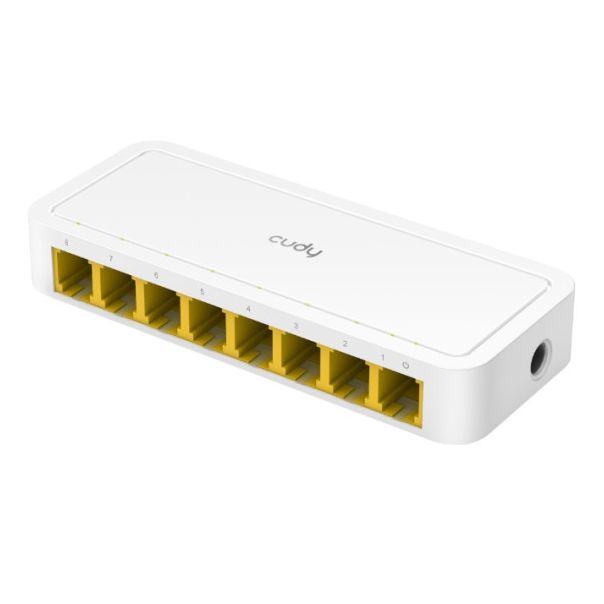 CUDY FS108D LAN 8-Port 10/100 Switch auto-negotiation RJ45 ports - 44385