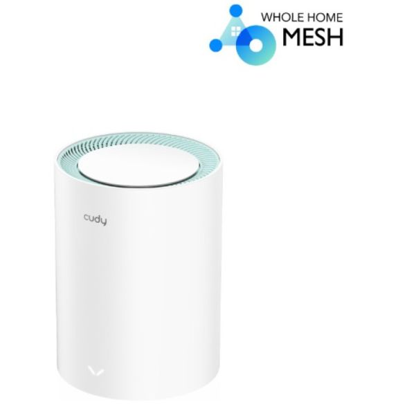 CUDY M1300 1-pack AC1200 Dual Band 2.4Ghz+5Ghz WiFi MESH - 44382