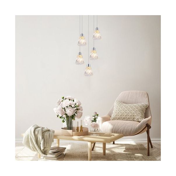 RABALUX Visilica Hestia hrom, E14 40W - 5305