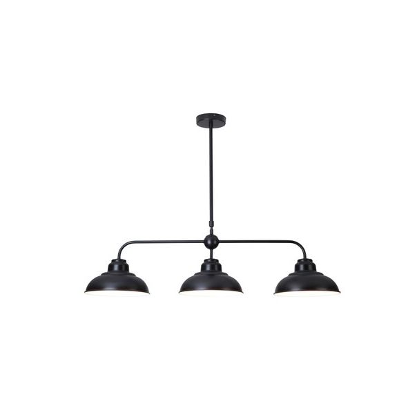 Rabalux Visilica Dragan E27 3x MAX 60W mat crno (5309) - 5309