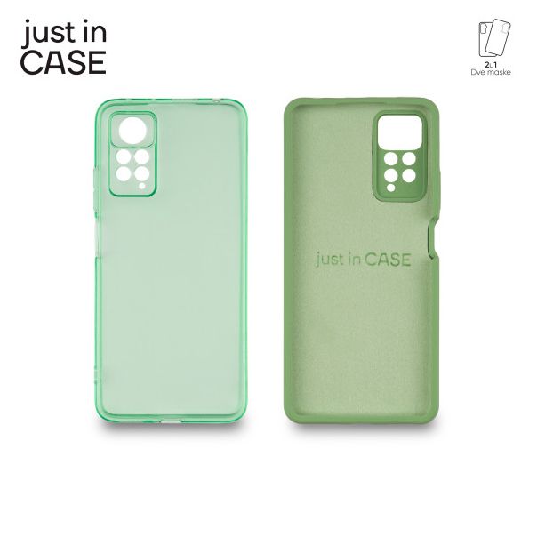 JUST IN CASE 2u1 Extra case MIX zeleni paket za Redmi Note 11 pro - MIX311GN