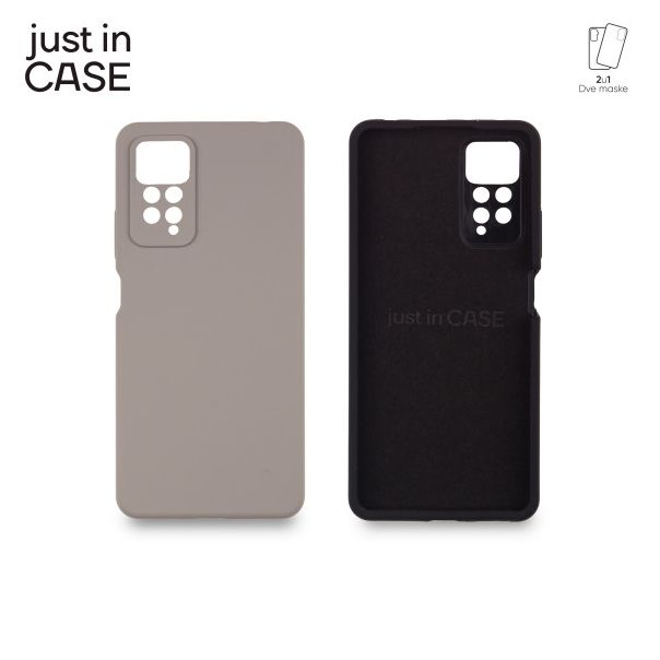 JUST IN CASE 2u1 Extra case MIX PLUS paket crni za Redmi Note 11 pro - MIXPL311BK