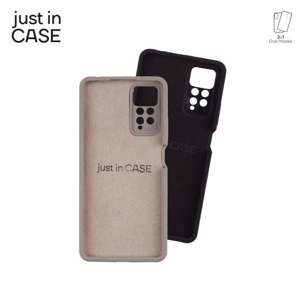 JUST IN CASE 2u1 Extra case MIX PLUS paket crni za Redmi Note 11 pro - MIXPL311BK