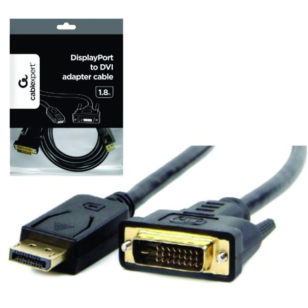 GEMBIRD CC-DPM-DVIM-6 DisplayPort na DVI digital interface kabl 1.8m - 103912