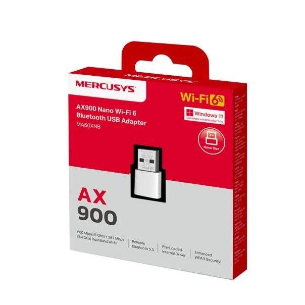 MERCUSYS AN MK MA60XNB USB WiFi6 BT AX900 Nano - EP3242061