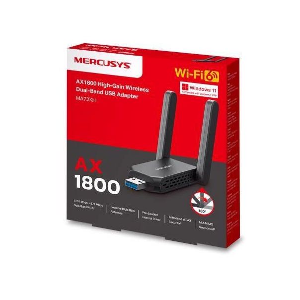 MERCUSYS LAN MK MA72XH USB WiFi AX1800 High-Gain - EP3242070