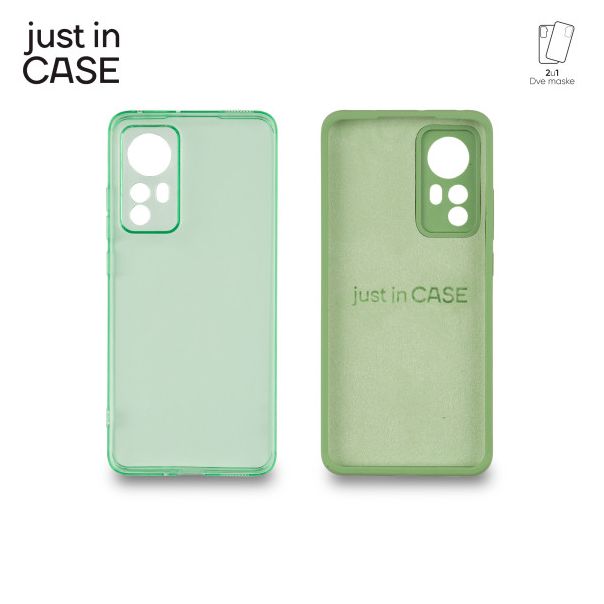 JUST IN CASE 2u1 Extra case MIX paket zeleni za Xiaomi 12 - MIX313GN