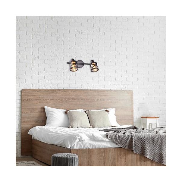 Rabalux Spot rasveta Oberon E14 2x MAX 40W braon (5336) - 5336