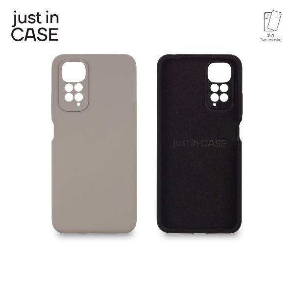 JUST IN CASE 2u1 Extra case MIX PLUS crni paket za Redmi Note 11 - MIXPL312BK