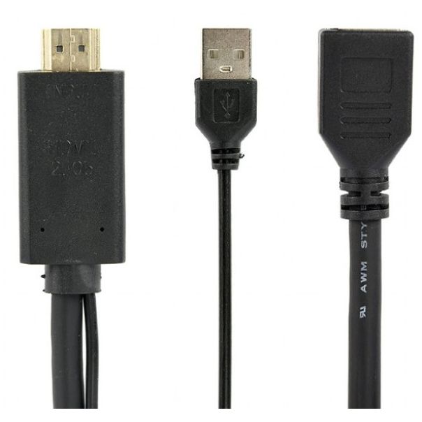 GEMBIRD HDMI muški na DisplayPort ženski aktivni adapter kabl 4K, crna - 42540