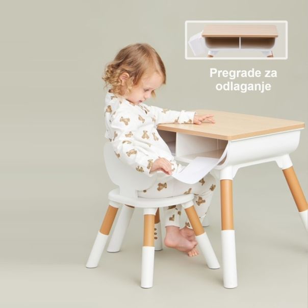 BBO SET DECIJI STO I STOLICA - NATUR - EP2740761