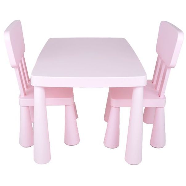 BBO Set sto i stolice za decu, roze - 533-920292