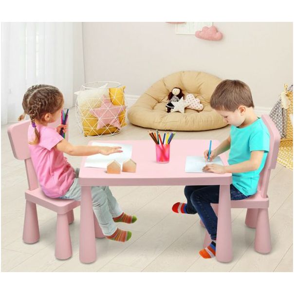 BBO Set sto i stolice za decu, roze - 533-920292