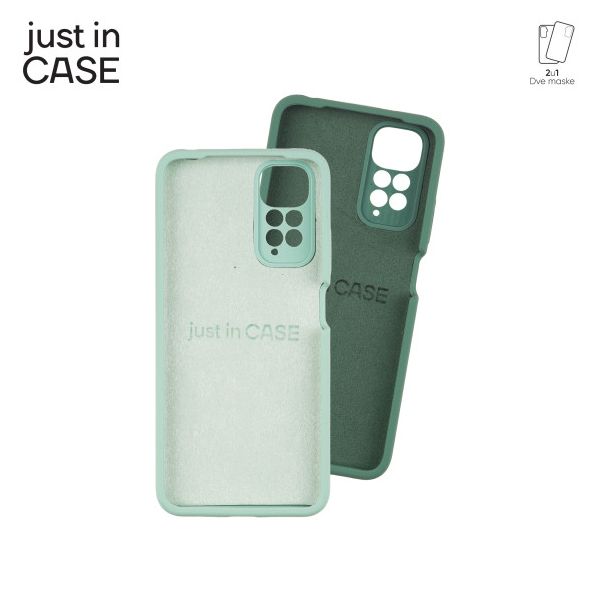 JUST IN CASE 2u1 Extra case MIX PLUS paket zeleni za Redmi Note 11 - MIXPL312GN