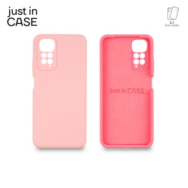 JUST IN CASE 2u1 Extra case MIX PLUS paket pink za Redmi Note 11 - MIXPL312PK