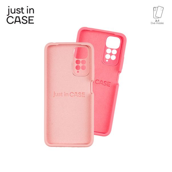 JUST IN CASE 2u1 Extra case MIX PLUS paket pink za Redmi Note 11 - MIXPL312PK