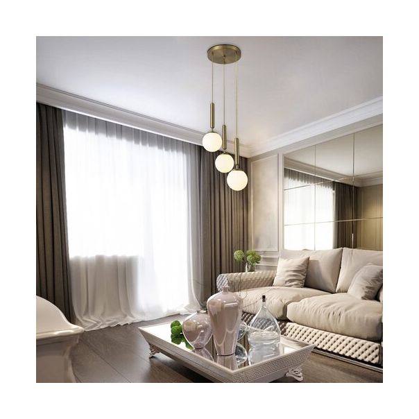 Rabalux Visilica Divina E14 3x MAX 9W zlatna (5353) - 5353