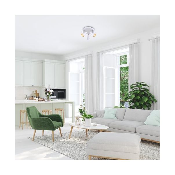 Rabalux Spot rasveta Konrad GU10 3x MAX 50W bela (5356) - 5356