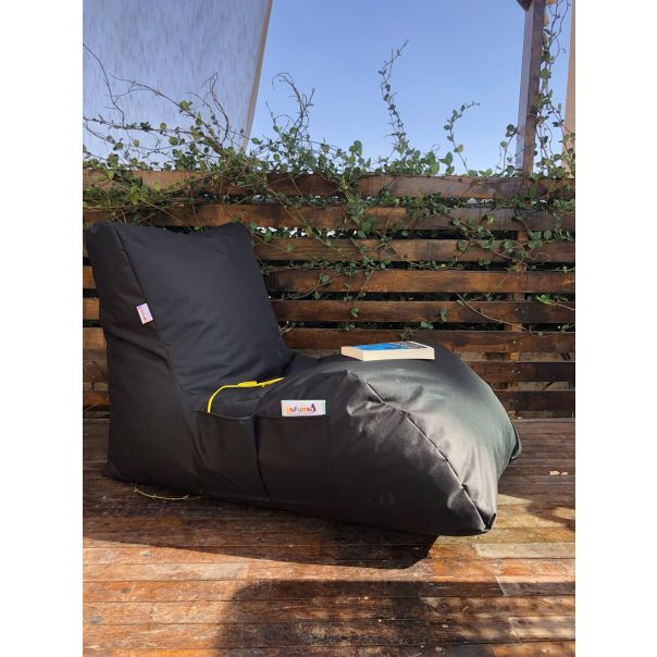 ATELIER DEL SOFA Baštenski lazy beg Daybed, crna - 535PFT1130