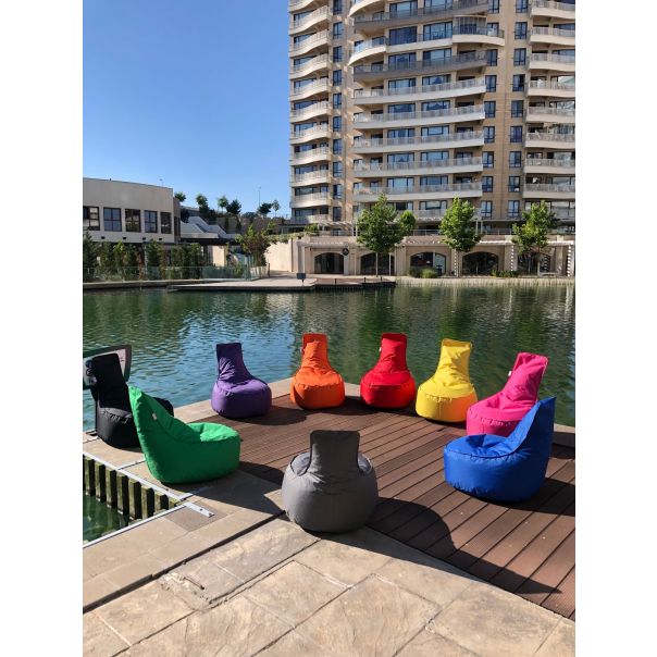 ATELIER DEL SOFA Baštenski lazy bag Aktif, siva - 535PFT1178