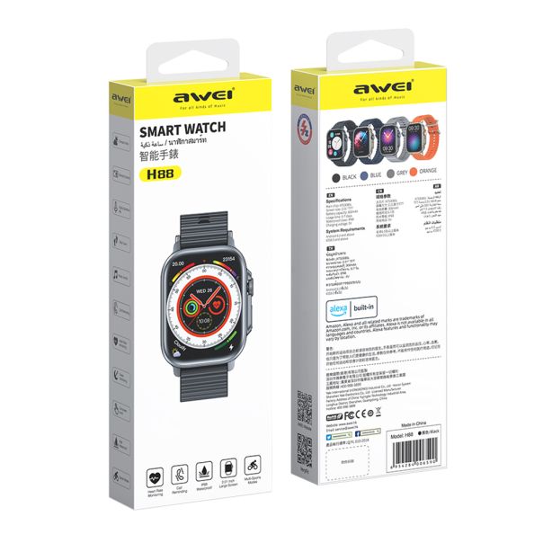 Smart watch AWEI H88, crna - SW375
