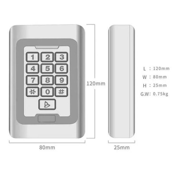 GEMBIRD Kontrola pristupa RFID EM kartica SMART-KPS-LOCK-Door - 44601