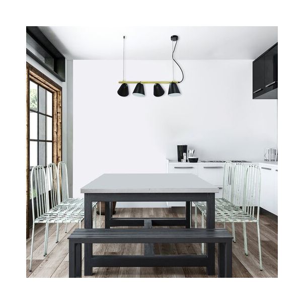 RABALUX Visilica Alder crna, E14 40W - 5377