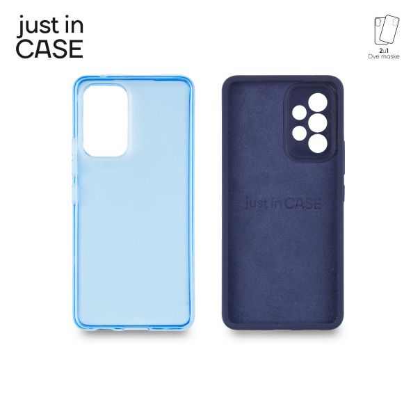JUST IN CASE 2u1 Extra case MIX za A53, teget - MIX208BL