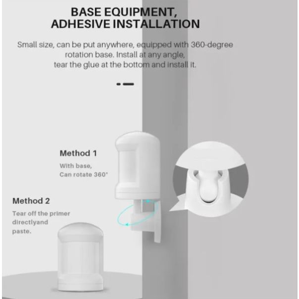 GEMBIRD Detektor pokreta ZIGBEE-SMART-PIR-MS04 - 44590
