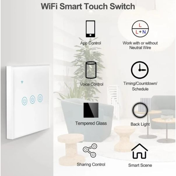 GEMBIRD Prekidač ZIGBEE-SMART-3 GANG-RSH-SP003-EU 3 - 44577
