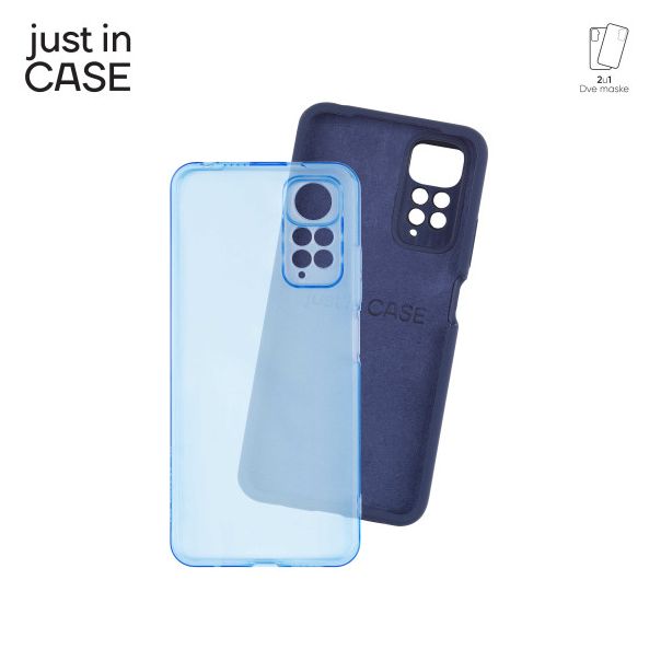 JUST IN CASE Maska 2u1 Extra case MIX za Redmi Note 11, plava - MIX312BL